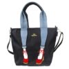 B-6655 Nylon Skinny wedge pumps 2way bag - Black - Image 9