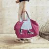 B-6681 Mis Zapatos Long skirt Nylon carry-on L-size bag - Brown - Image 11