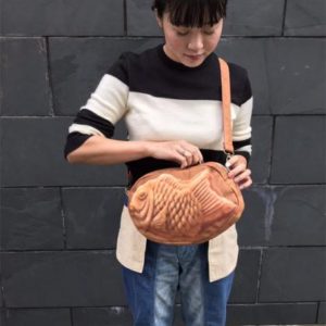 B-6651 Momentum Taiyaki (Japanese Red Bean Fish Pancake) Sling Bag