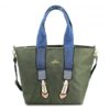 B-6866 Mis Zapatos Roll-up Denim 2way sling bag - Khaki - Image 5