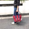 B-6866 Mis Zapatos Roll-up Denim 2way sling bag - Khaki - Image 12
